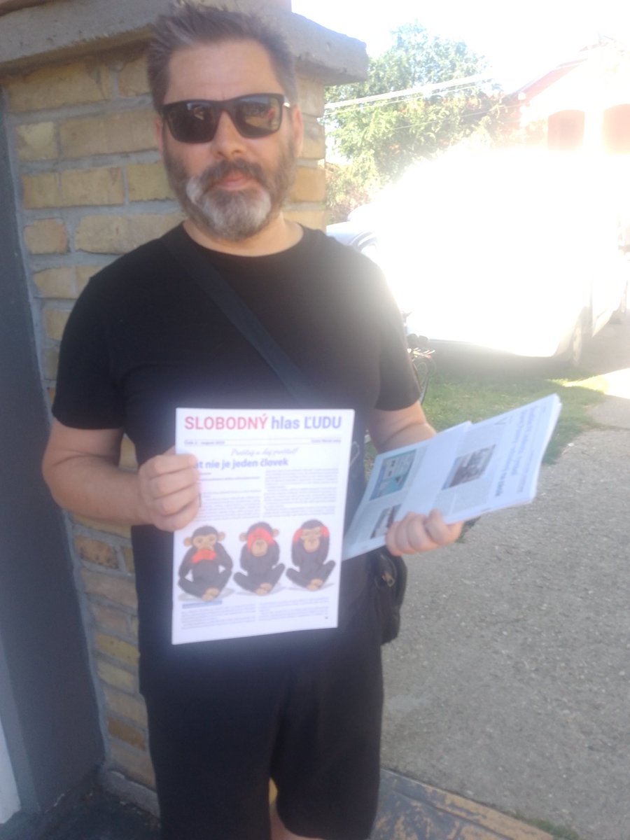 Dnes v #Kovačica delime #slobodný #Hlasľudu a vo štvrtok v #Padina