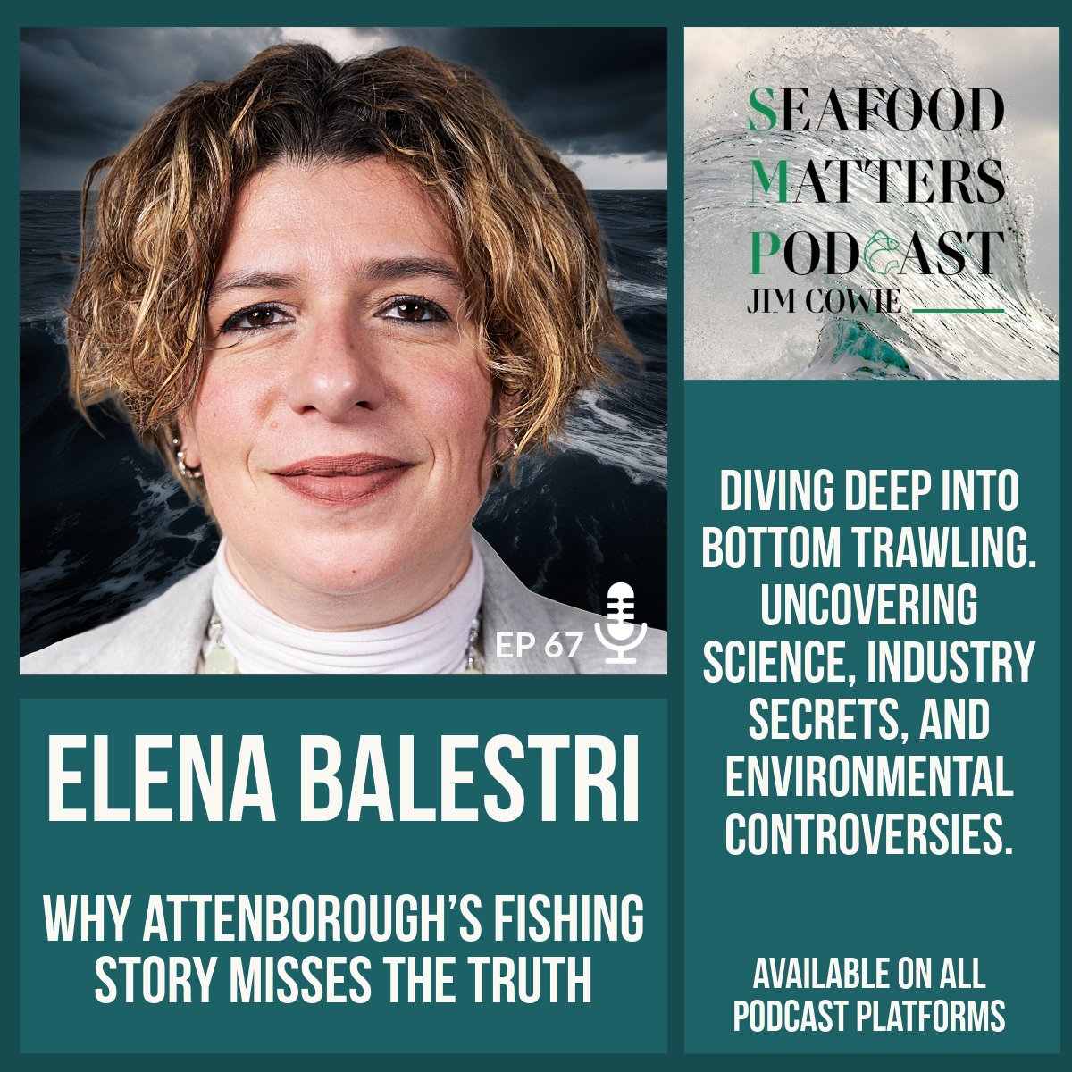 🎙️Elena Balestri says Attenborough’s trawling ban push is a half-story that vilifies fishing - “we need ugly truths, not virtue signalling.” #SeafoodMatters #FishingTruth Listen Now: bit.ly/45qyvGq #BottomTrawling