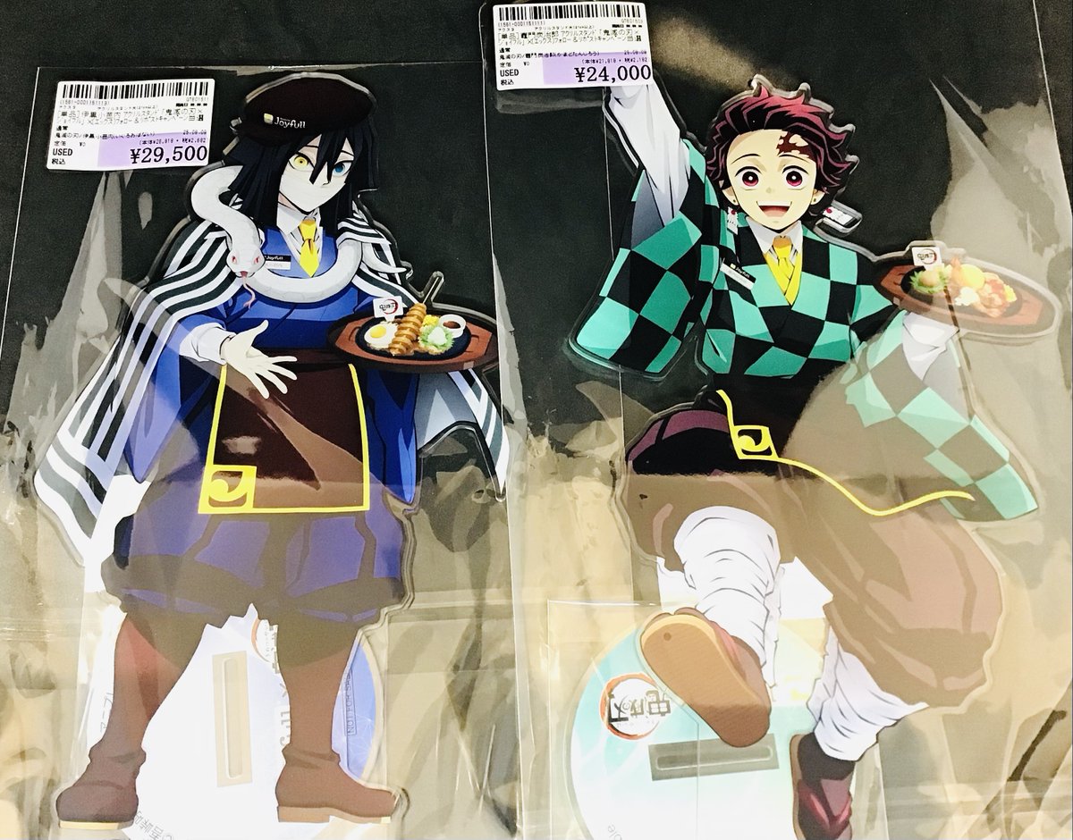 鬼滅の刃 ジョイフル コラボ 伊黒 アクリルスタンド 鬼滅の刃