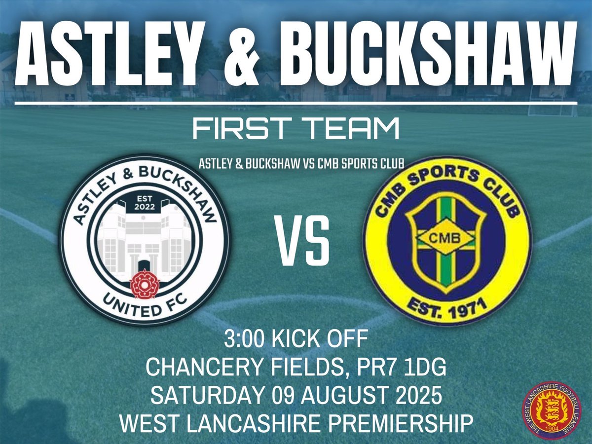 Astley & Buckshaw Utd (@abfc2022) on Twitter photo Huge thanks to our young media man <a href="/Sethb_media/">Seth Boardman</a> for producing our new look match graphics for this season.
A life-long <a href="/BamberBridgeFC/">Bamber Bridge FC</a> fan, Seth already produces quality media for The Brig, and so we're made up he's helping us too.
What a big talent already ๐๐ Huge thanks to our young media man <a href="/Sethb_media/">Seth Boardman</a> for producing our new look match graphics for this season.
A life-long <a href="/BamberBridgeFC/">Bamber Bridge FC</a> fan, Seth already produces quality media for The Brig, and so we're made up he's helping us too.
What a big talent already ๐๐
