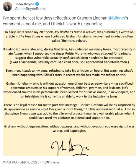 Jezq7's tweet image. John f**king Boyne? Seriously? Notorious transphobe, Holocaust misinformationalist, Zelda ripper-offer and bad Owen Jones-thirst-poem writer? Jesus Christ.