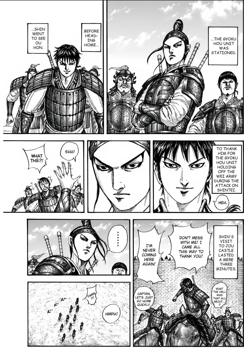 officialSlader's tweet photo. Bro is 31 years old btw and still has this childishness...
After the countless times Shin saved his life, in good faith he came to thank you. L character sometimes icl.
#KINGDOM846 https://t.co/7r354PFz0i