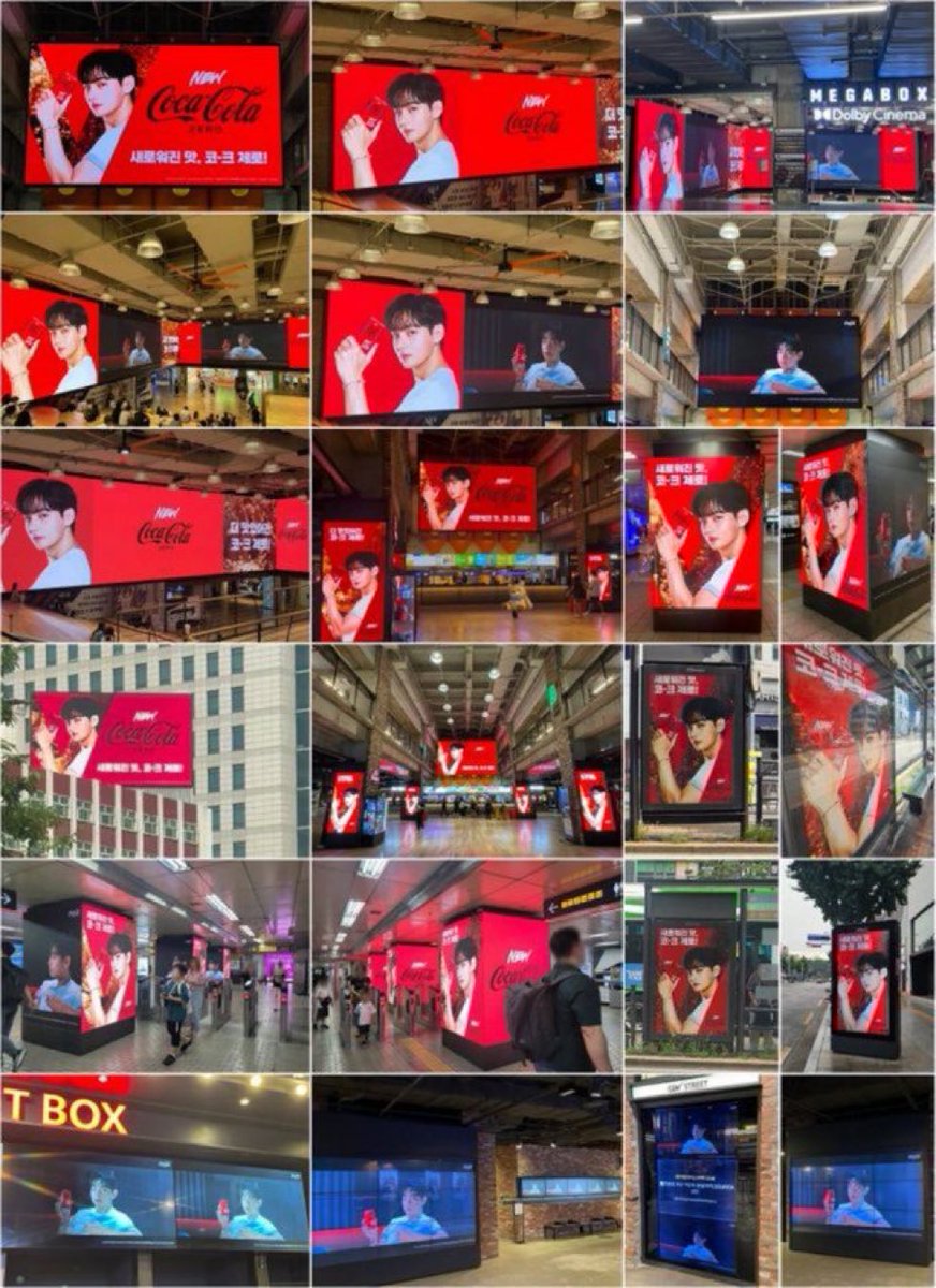 Korean lights up with Taehyung’s pictures everhwhere 😍