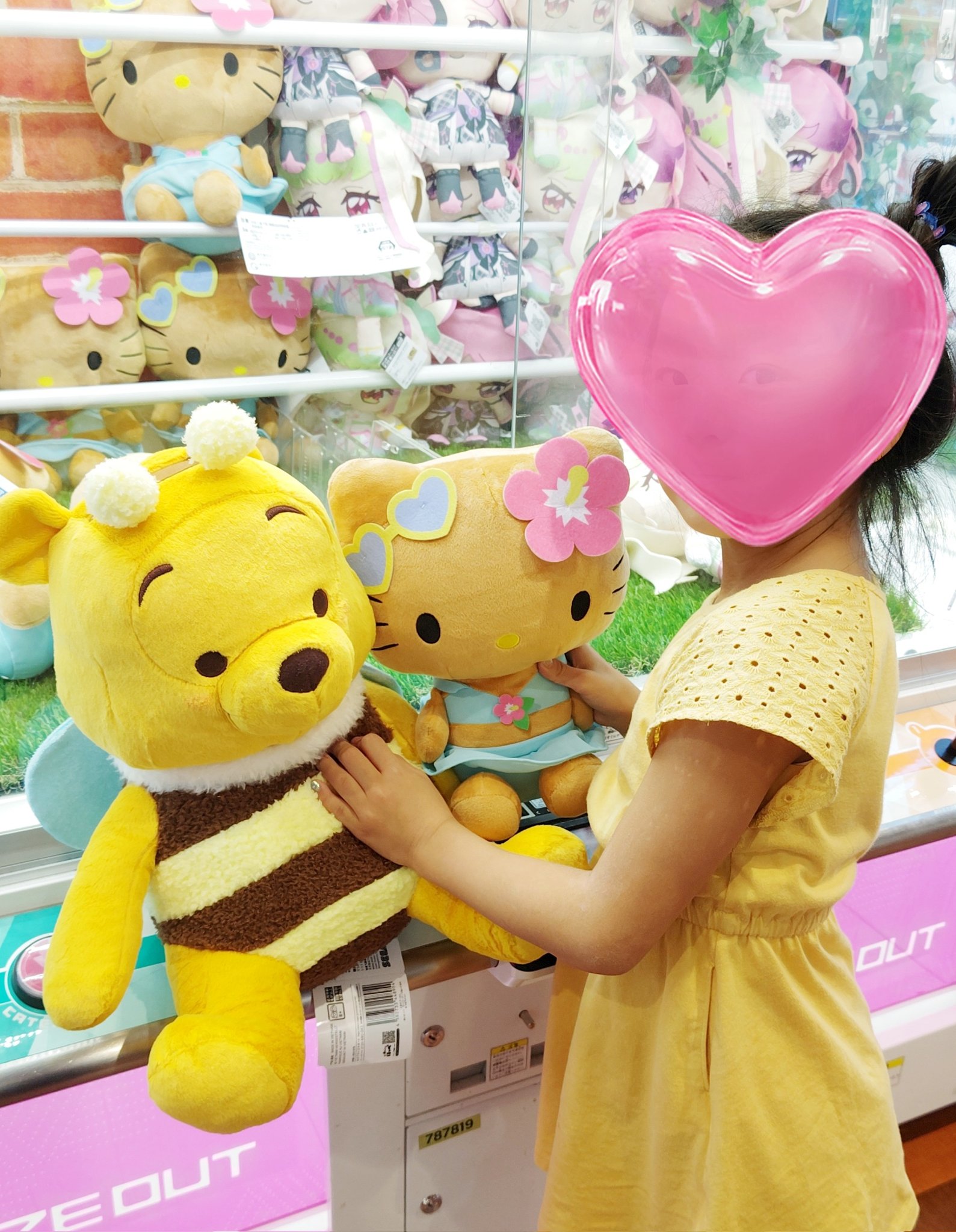 キロメロ　Kiro.Melo　「ハチミツとくまちゃんの親子」 キロメロ Kiro.Melo 「ハチミツとくまちゃんの親子」 版画