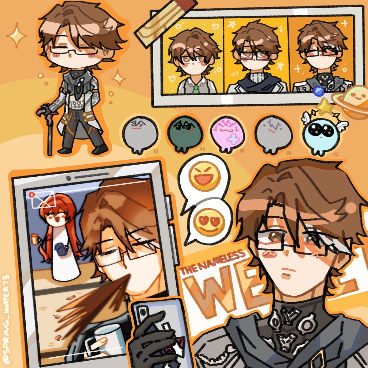 Precious lil grandpa 
#HonkaiStarRail #weltyang