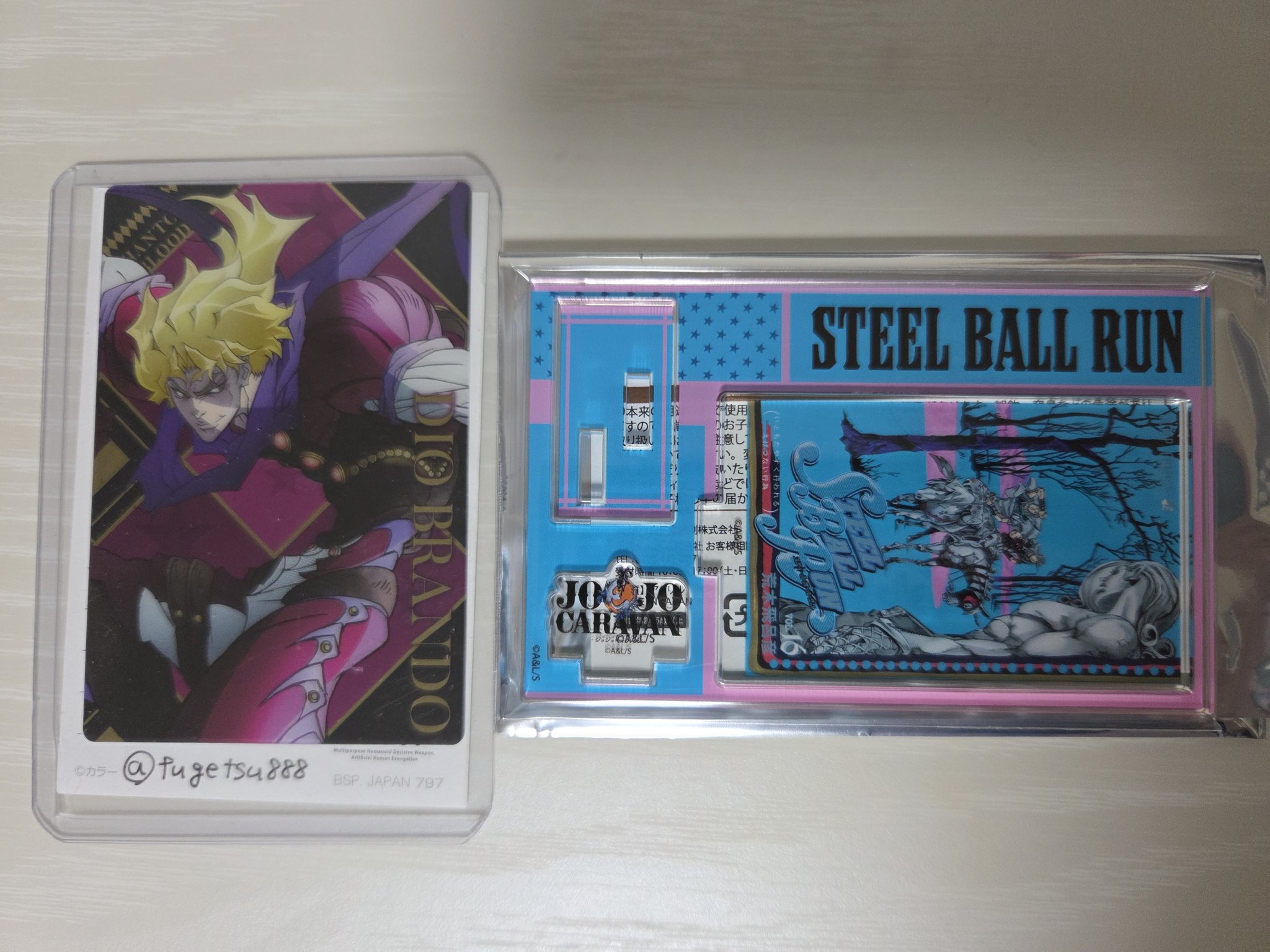 ジョジョキャラバン コミックスカバーアクリルスタンド vol.1 vol.2 ジョジョキャラバン コミックスカバーアクリルスタンド vol.1 9