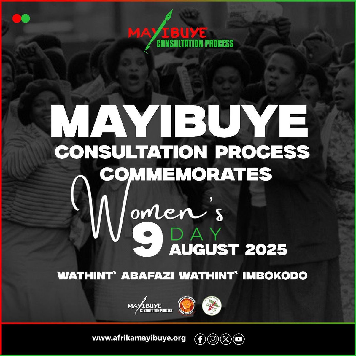 Happy Women’s Day to all of the women of South Africa.