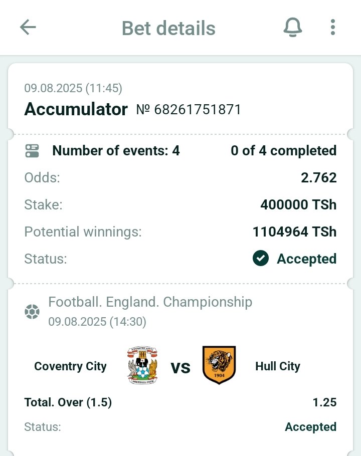 NAOMBA RETWEET YAKO TU 🤝 

BOOKIE SPINBETTER 
ODDS 2+
MY STAKE 400K
CODE👉 7T1GL

KAMPUNI NI SPINBETTER 🏆

JISAJILI 👇
shorturl.at/59LNb

Sehemu Ya Promocode Jaza: MYBONUS

JOIN FREE WHATSAPP VIP GROUP 👇 
chat.whatsapp.com/KeRjH7dN87l4AN…