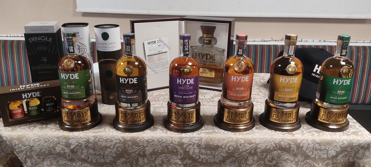 Hopefully a nice amount made by <a href="/CobhRamblersFC/">Cobh Ramblers FC</a> for Cobh Hospital last night.
Well done to <a href="/HydeWhiskey/">HYDE WHISKEY</a> for a great selection for all to try 👏
