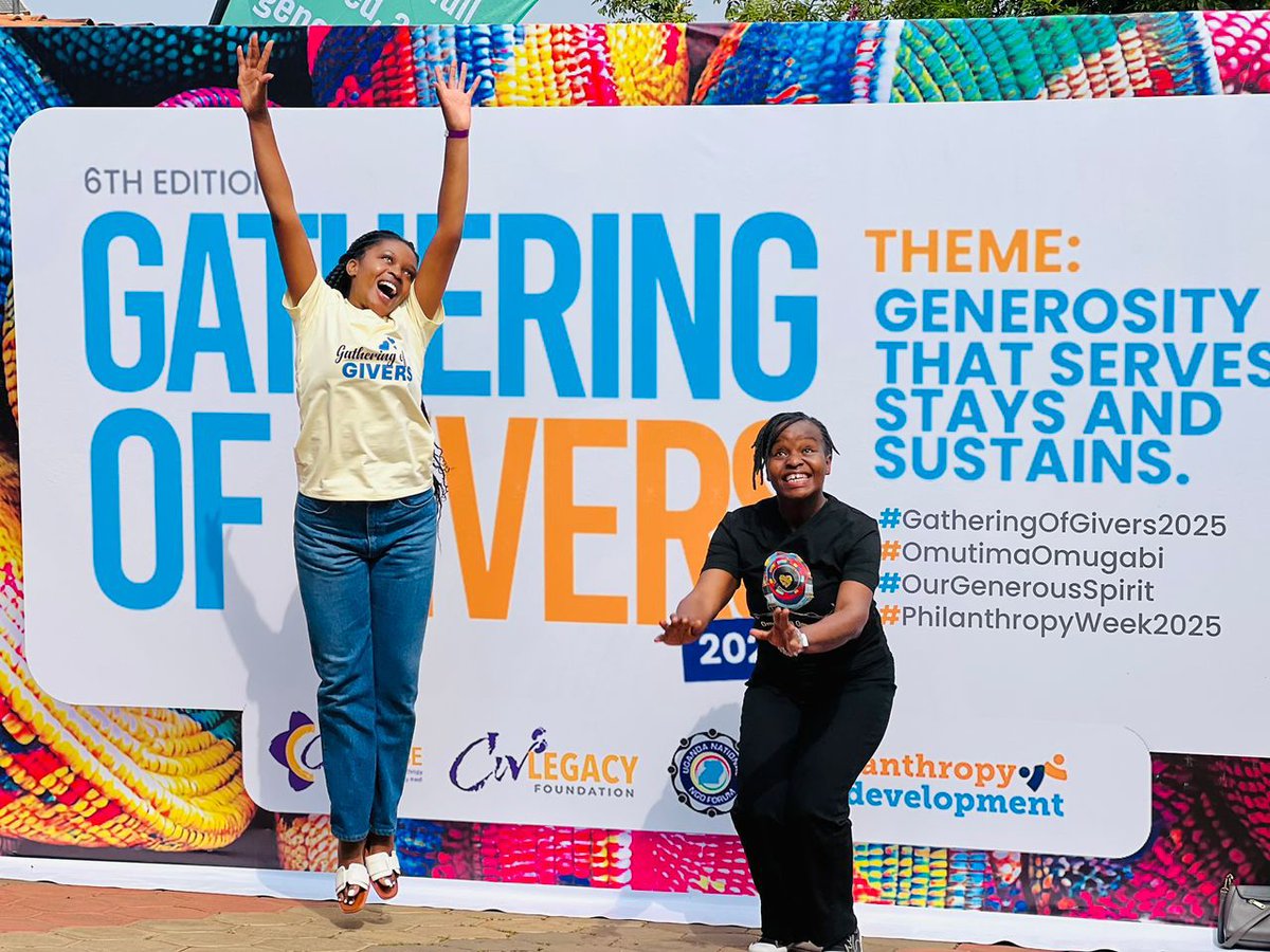 Muliwa Bantu bange, we are already Gathered here at Ndere Cultural Center for the #GatheringOfGivers .
Generous and Kind people here 🙏.
#PhilanthropyWeek2025