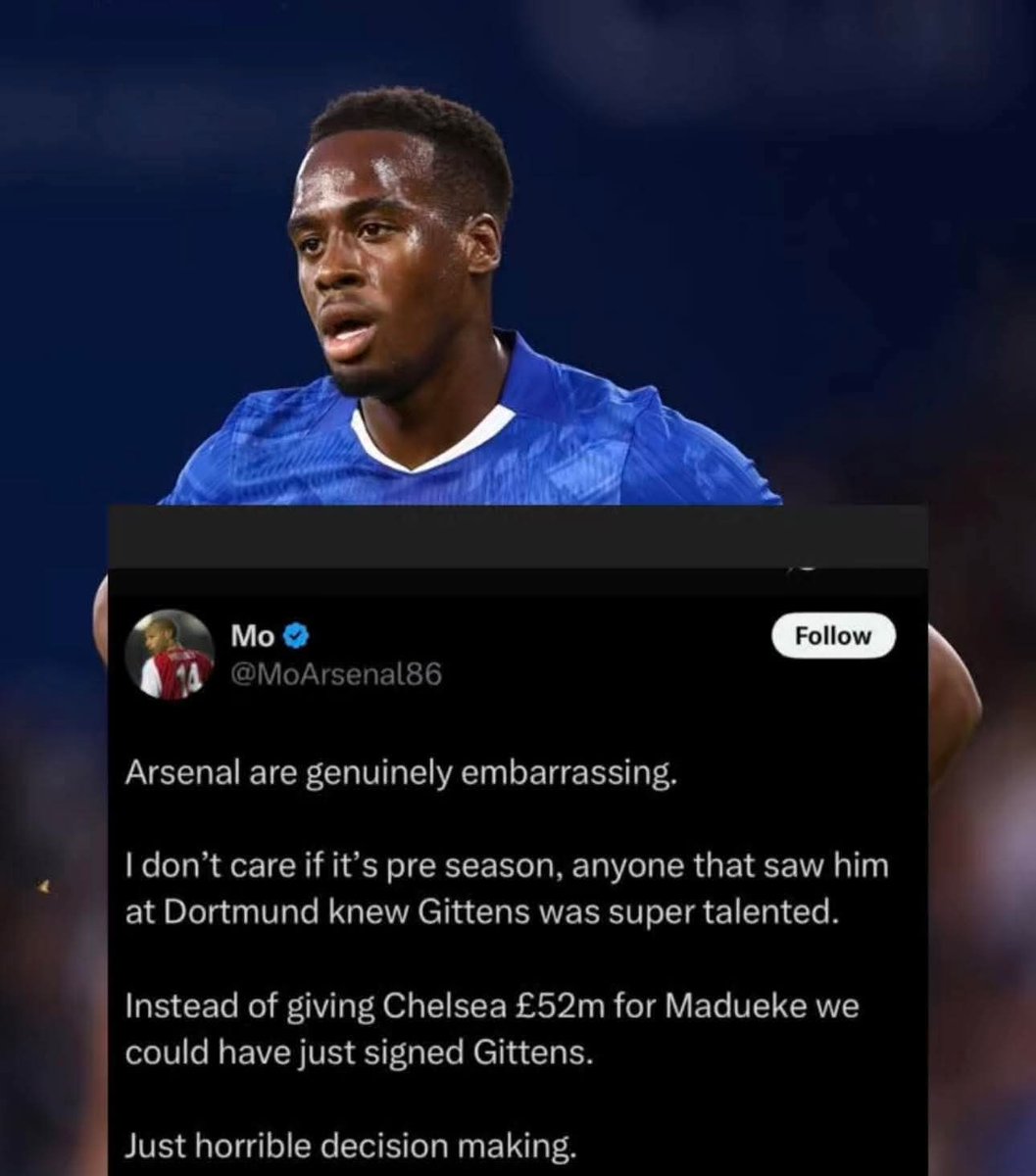 Arsenal fan after watching Gittens 😹😹