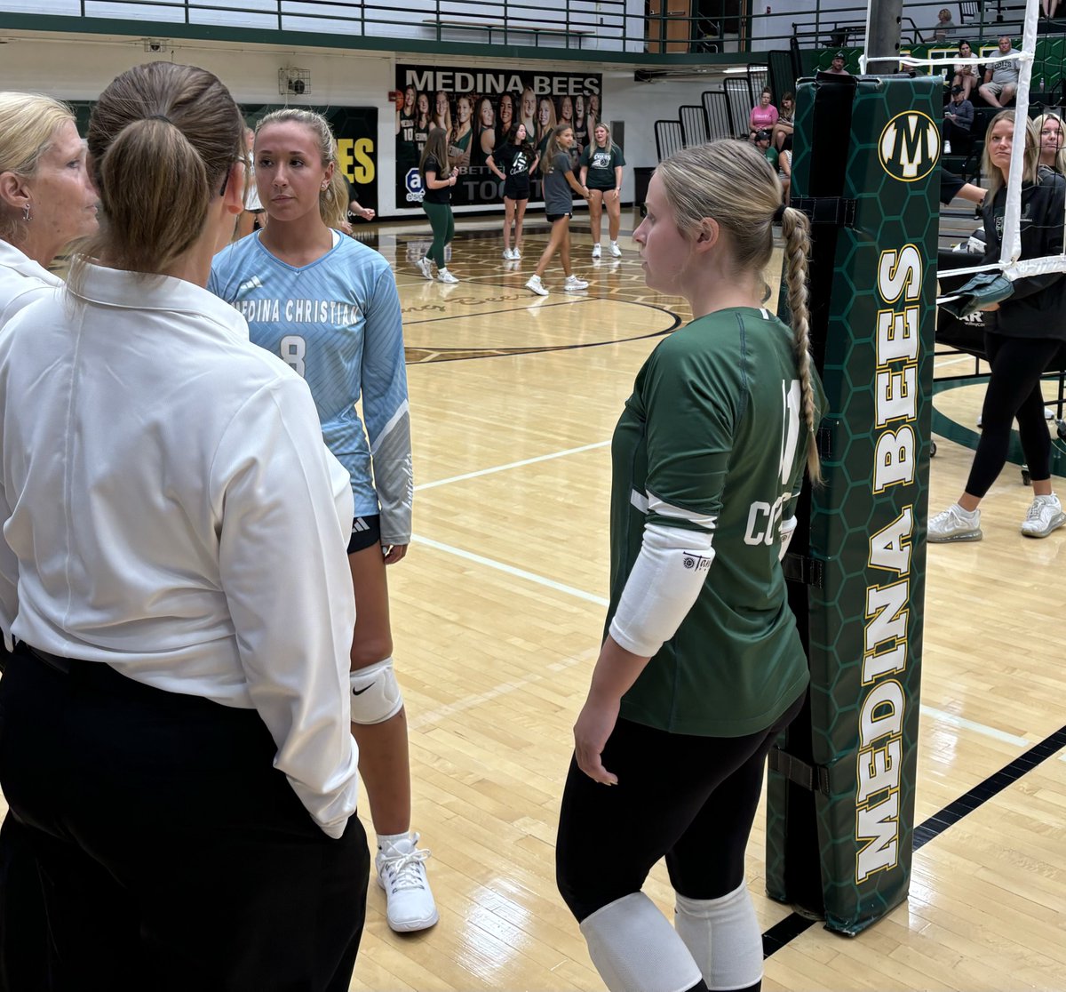 VB: <a href="/MCAKnights/">Medina Christian Academy</a> senior libero Cora Wolny shined in both matches at the Medina County Preview. The Knights are in their third season as full <a href="/OHSAASports/">OHSAA Sports</a> members.