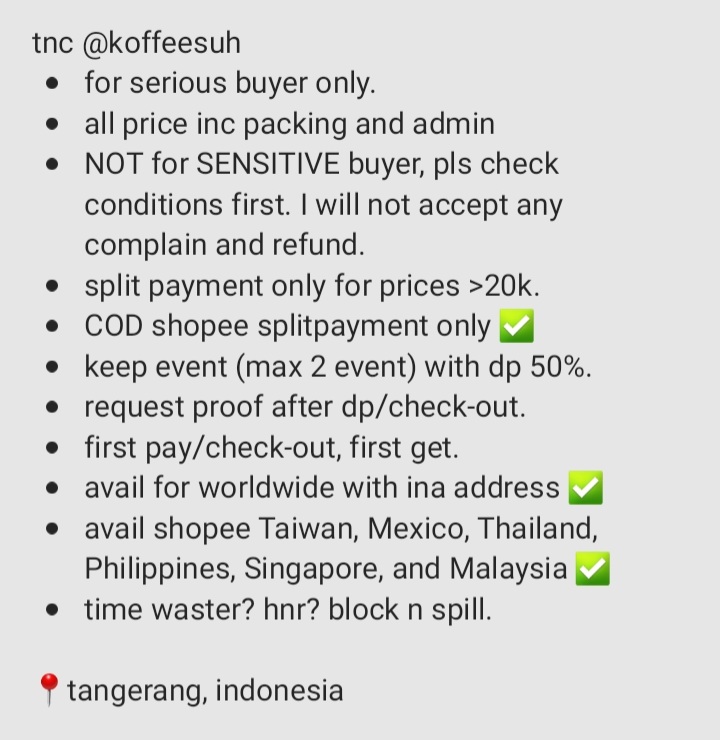 koffeesuh's tweet image. [rt are appreciated!♡]

wts want to sell lfb photocard snsd red velvet and nct 127 dream

🍊 s.shopee.co.id/50N7LcT2nC

 t. pc tiffany hyoyeon yoona wendy doyoung jaehyun renjun jeno haechan jaemin chenle smtown family tc sg25 dreamscape event ktown fs universe soar youth candy