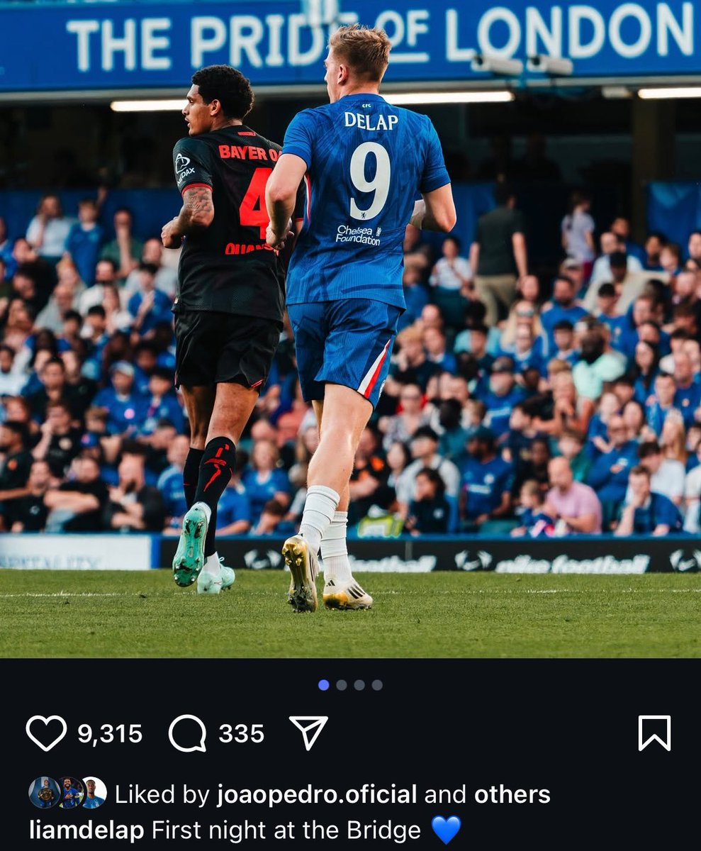 Liam Delap on Instagram 🔵