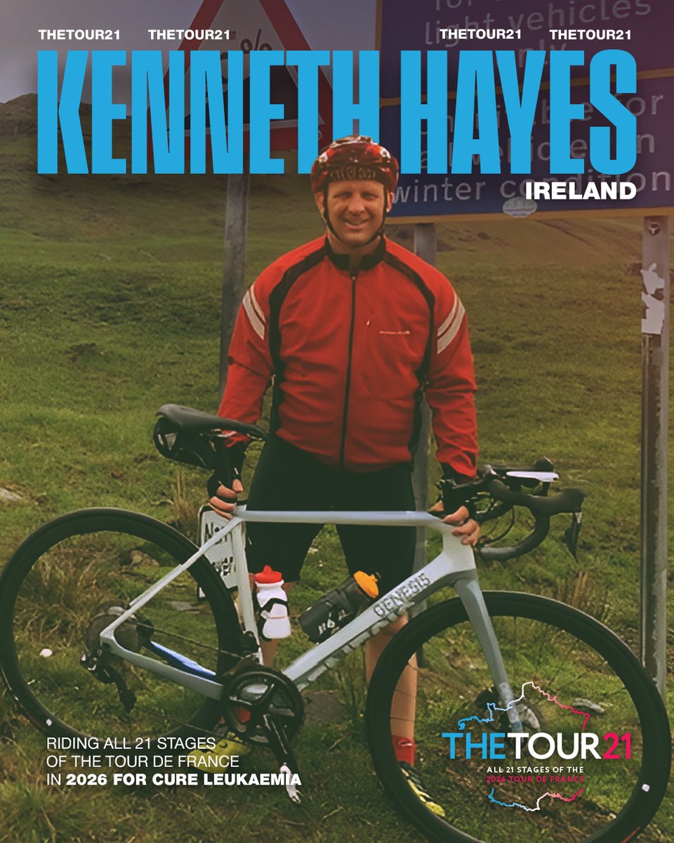 The Tour 21 (@thetour21) on Twitter photo Meet the 2026 Tour 21 Team! ๐ดโโ๏ธ ๐
Kenenth Hayes ๐ฎ๐ช 
"Taking on this challenge alongside such an inspiring group, all while supporting a cause that truly matters, is something Iโm really proud of. I canโt wait to get started."
Join the Tour 21 team - thetour21.co.uk Meet the 2026 Tour 21 Team! ๐ดโโ๏ธ ๐
Kenenth Hayes ๐ฎ๐ช 
"Taking on this challenge alongside such an inspiring group, all while supporting a cause that truly matters, is something Iโm really proud of. I canโt wait to get started."
Join the Tour 21 team - thetour21.co.uk