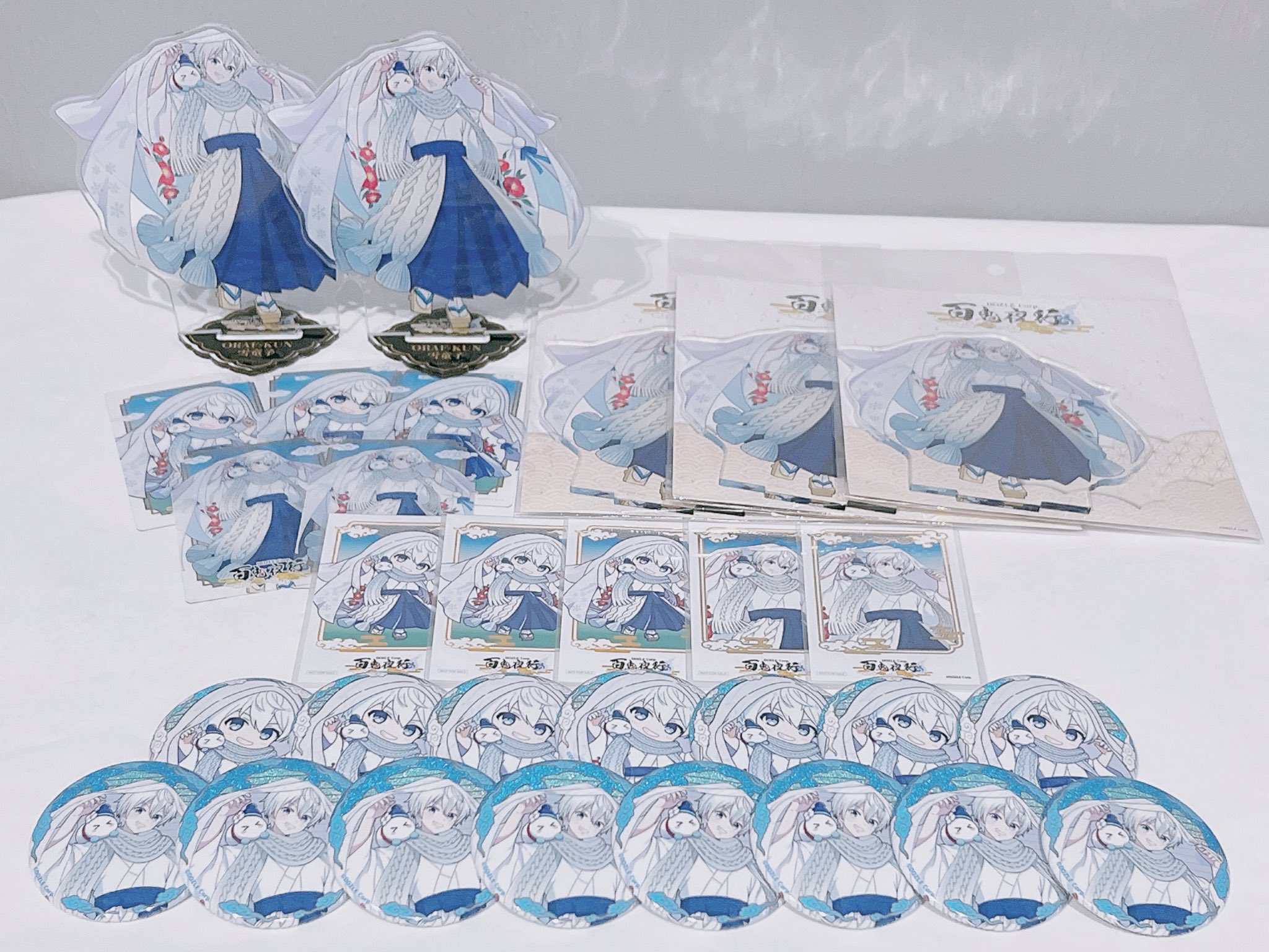 ドズル社　百鬼夜行　ミニ色紙　コンプリート 新品】ドズル社☆百鬼夜行☆ランダム色紙☆おんりーおらふくんお