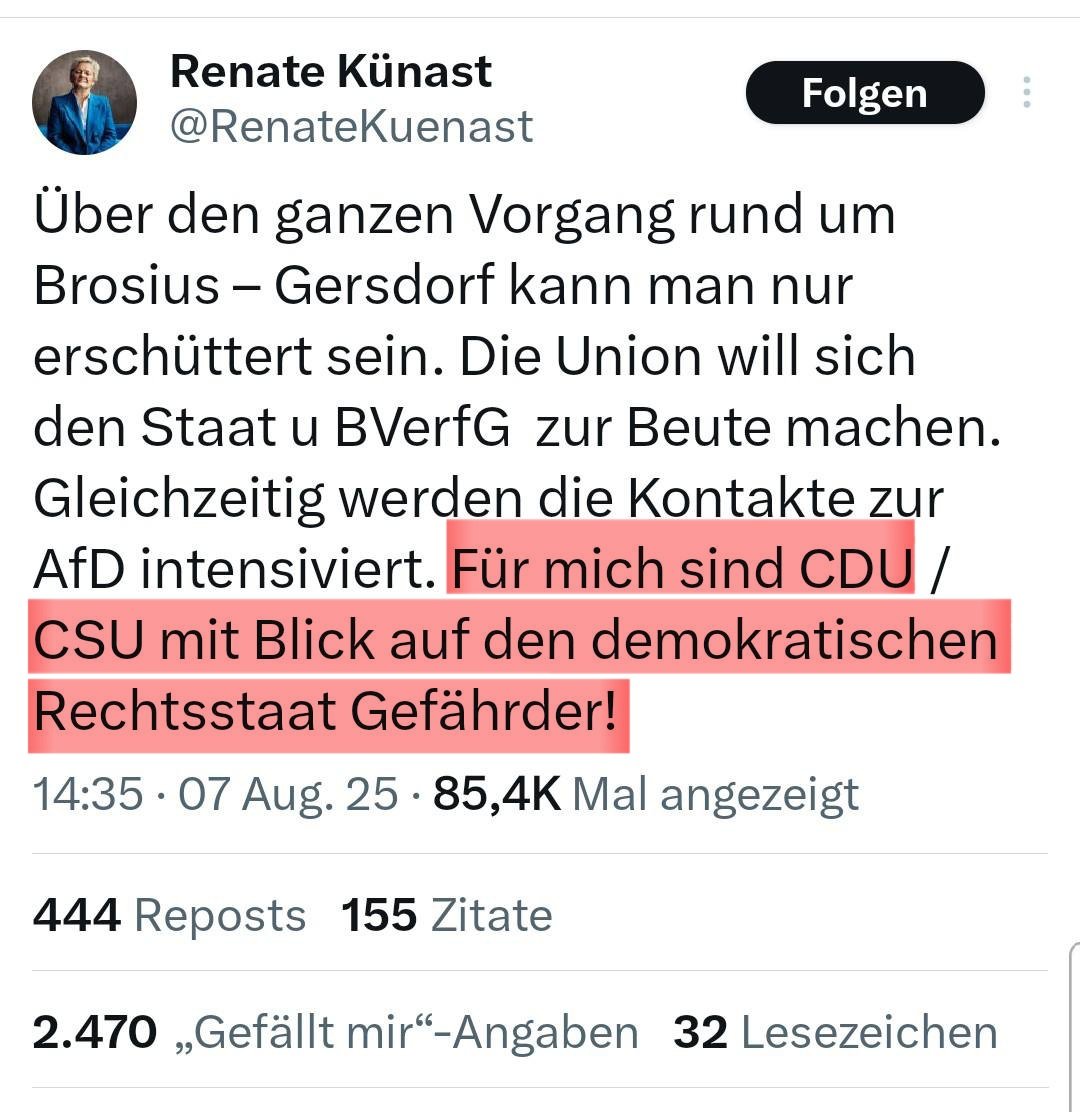 die einzigen die sich den staat zur beute machen, seid ihr grünen! und dass schon seit jahren!
leute, wach werden!
#grueneSekte