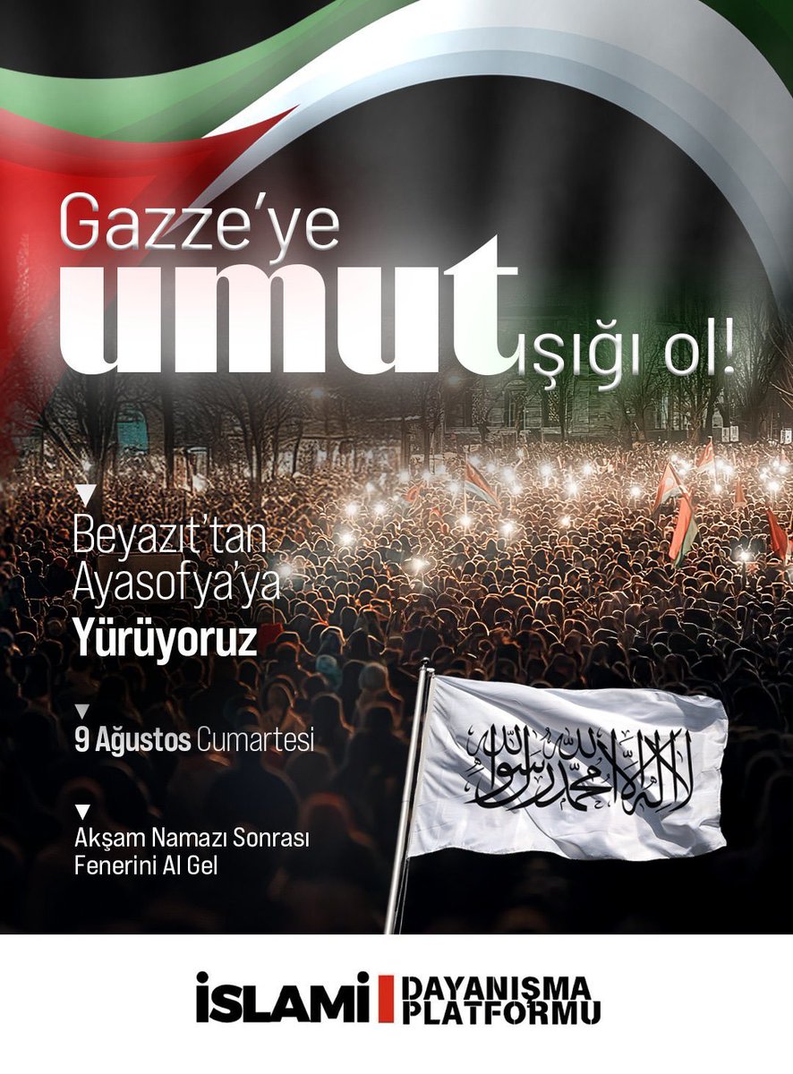 Akşam unutmayalım.