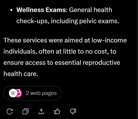 MotownDR's tweet image. #TitleX 

For those of you wondering -- this is what's being defunded.  Even if you have health insurance - if you had a daughter away at school who took advantage of services at clinics, you might want to tell her all she's losing - and what may not be available any longer.