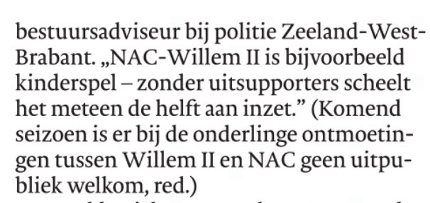 Komend seizoen scheelt NAC - Willem II volgens mij 100% aan inzet
#kkd #eredivisie 
<a href="/bdtilburg/">Brabants Dagblad</a>