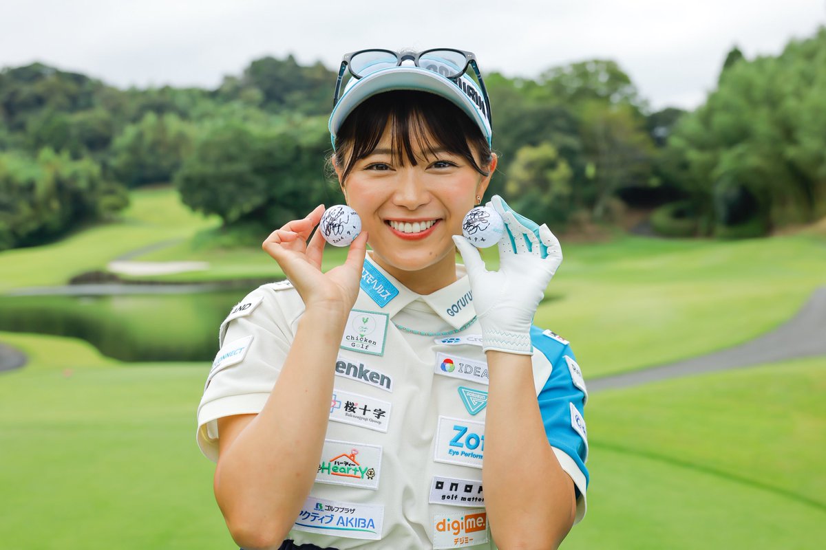 山内鈴蘭 サイン入りゴルフボール SUZUCLUB】サイン入りゴルフボール