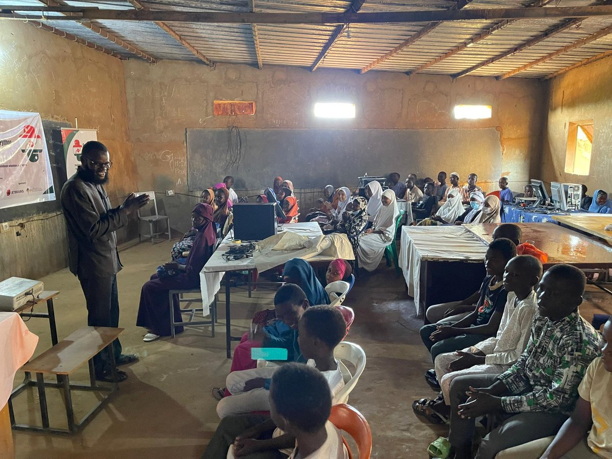 PythonNiger's tweet image. Launching the Free Python coding club for Teens in Tahoua region of Niger 🇳🇪 .