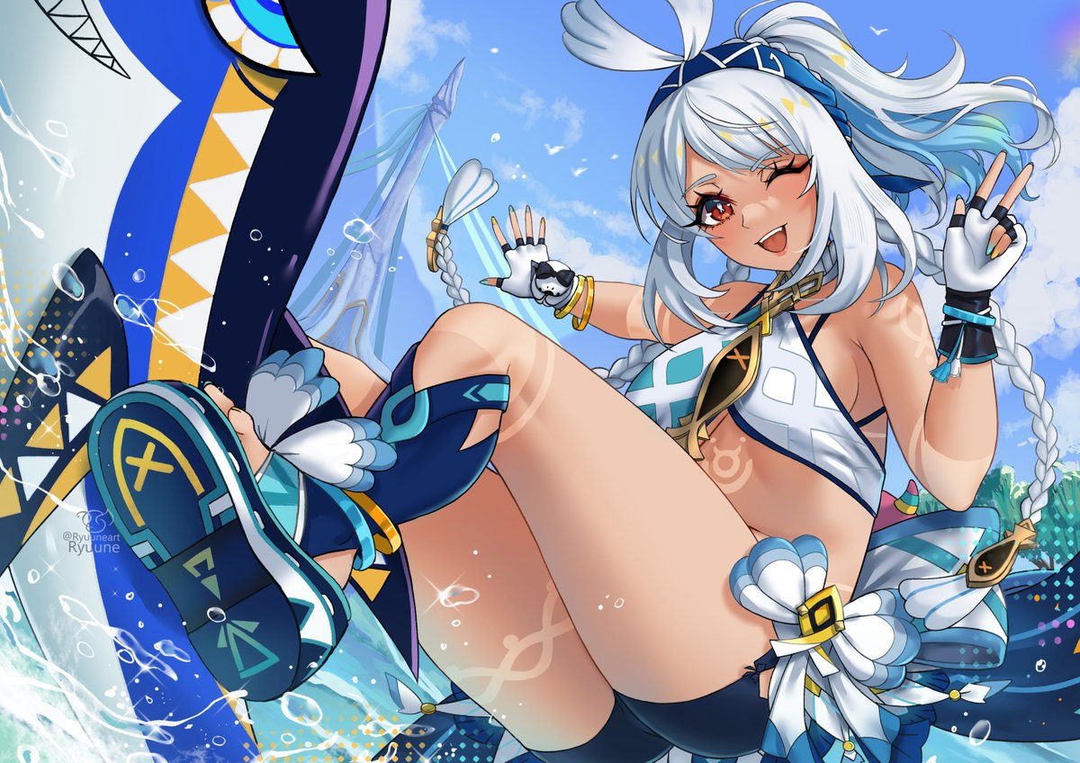 Mualani  🦈🌊🫧 
#GenshinImpact #原神