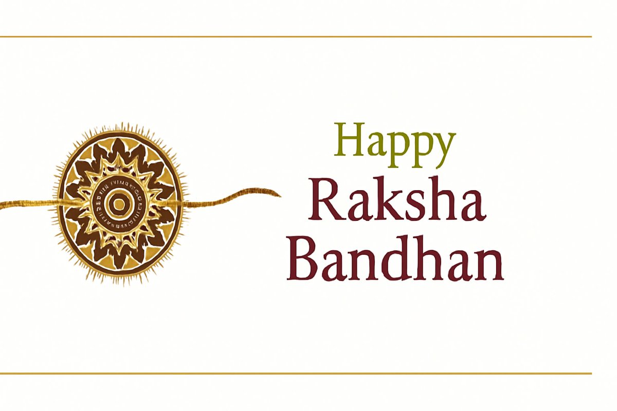 On Raksha Bandhan,we honor not only the ties between siblings but also the invaluable support of colleagues, mentors&amp; friends who stand by us through all circumstances.The Rakhi thread symbolizes trust, a bond we treasure ,built on trust and respect.