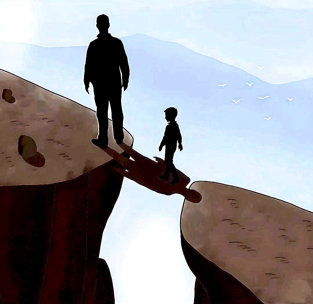 الأب لا يُكثِر من القول “أحبك”،
بل ينسج حبه في تفاصيل الحياة؛في تعبه من أجلك، في دعمه المستمر، وفي وقوفه خلفك كالجبل إن مالت بك الأيام