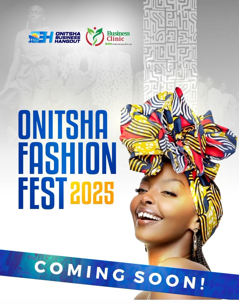 Next Stop! ❤️🔥

If you are fashion savvy, an event planner, and interested in being the Team Lead for the planning of Onitsha Fashion Fest, please dm Onitsha Business Hangout <a href="/OBHNG_/">Onitsha Business Hangout</a>.

#ReimagineOnitsha
#OnitshaBusinessHangout