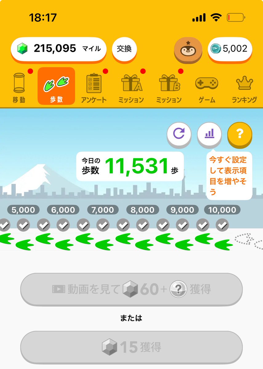 車の移動も加味されてるとは思うけど、
今日は歩いたな😌
夕方も散歩行ったし☺️
ちゃんと起伏ある道ばかりだから
平坦な道よりは良いよね😌
流石に疲れて眠たい😪
