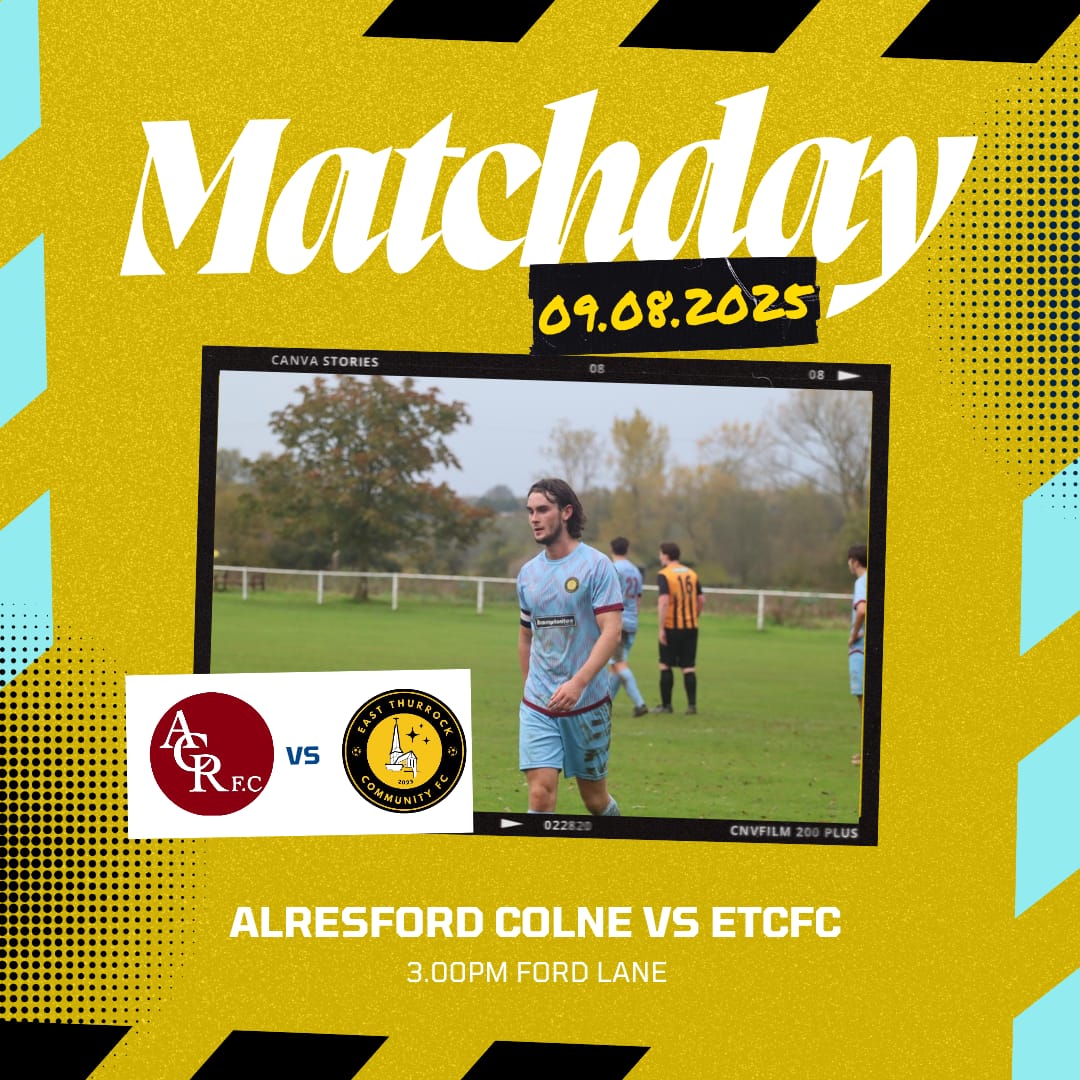 𝙈𝘼𝙏𝘾𝙃𝘿𝘼𝙔 ⚽🔥
Pre-season has all led to this — the league campaign kicks off today!

🆚 Alresford Colne Rangers (A)
⏰ 3:00 PM
📍 Ford Lane, Alresford, CO7 8AT
🚫 No dogs allowed

Let’s back the lads! 💛🖤
#UpTheRocks #Matchday #awaydays
