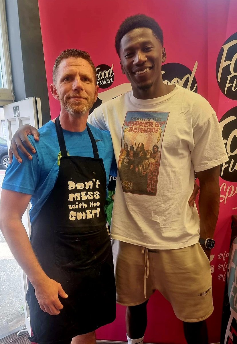 Food Fusion Nutrition (@foodfusion2015) on Twitter photo Was great to see one of the nicest guys in football, Sheffield Wednesdays <a href="/DishonBernard/">BigDish π€πΎ</a>, in the shop, picking up his macro specific meals, helping Dishon to fuel correctly on the long road to recovery ππ» #swfc #Wednesday #fuelledbyfusion #Sheffield #dontmesswiththechef Was great to see one of the nicest guys in football, Sheffield Wednesdays <a href="/DishonBernard/">BigDish π€πΎ</a>, in the shop, picking up his macro specific meals, helping Dishon to fuel correctly on the long road to recovery ππ» #swfc #Wednesday #fuelledbyfusion #Sheffield #dontmesswiththechef