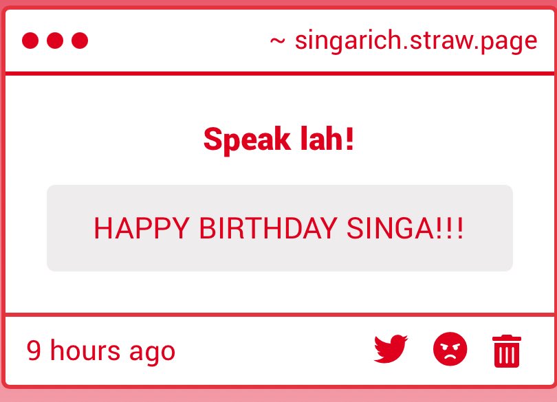 deviousyungthug's tweet photo. Thanks so much anon! I forgot leh how old I am, but that’s fine lah! https://t.co/ygAYhRMgSo