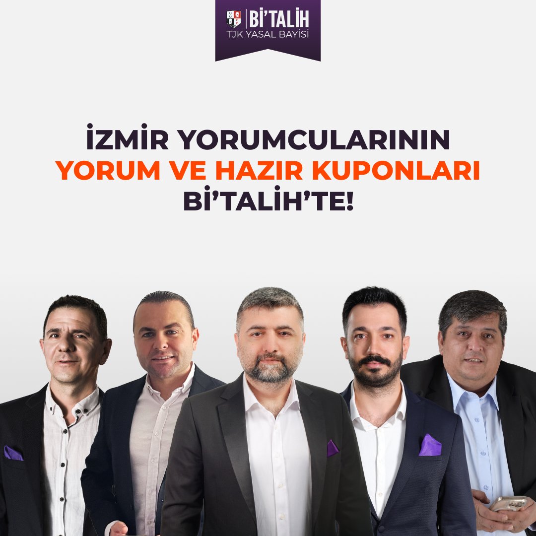 Bitalih (@geldibitalih) on Twitter photo 💪 5. koşuda ortak tercih İzzet Özen ve Bora Dirlik'ten!
<a href="/Erdiedis/">Erdi Edis</a>, <a href="/boradirlik35/">Bora</a>, <a href="/YunusEmre199001/">YEK</a>, <a href="/izzet_ozen/">İzzet ÖZEN</a>, <a href="/GifkoAnaliz/">Gifko Analiz</a> ve <a href="/osmanyilmazfnt/">OSMAN YILMAZ</a> İzmir koşularını yorumladı!
📲bitalih.go.link/hsQ70 💪 5. koşuda ortak tercih İzzet Özen ve Bora Dirlik'ten!
<a href="/Erdiedis/">Erdi Edis</a>, <a href="/boradirlik35/">Bora</a>, <a href="/YunusEmre199001/">YEK</a>, <a href="/izzet_ozen/">İzzet ÖZEN</a>, <a href="/GifkoAnaliz/">Gifko Analiz</a> ve <a href="/osmanyilmazfnt/">OSMAN YILMAZ</a> İzmir koşularını yorumladı!
📲bitalih.go.link/hsQ70