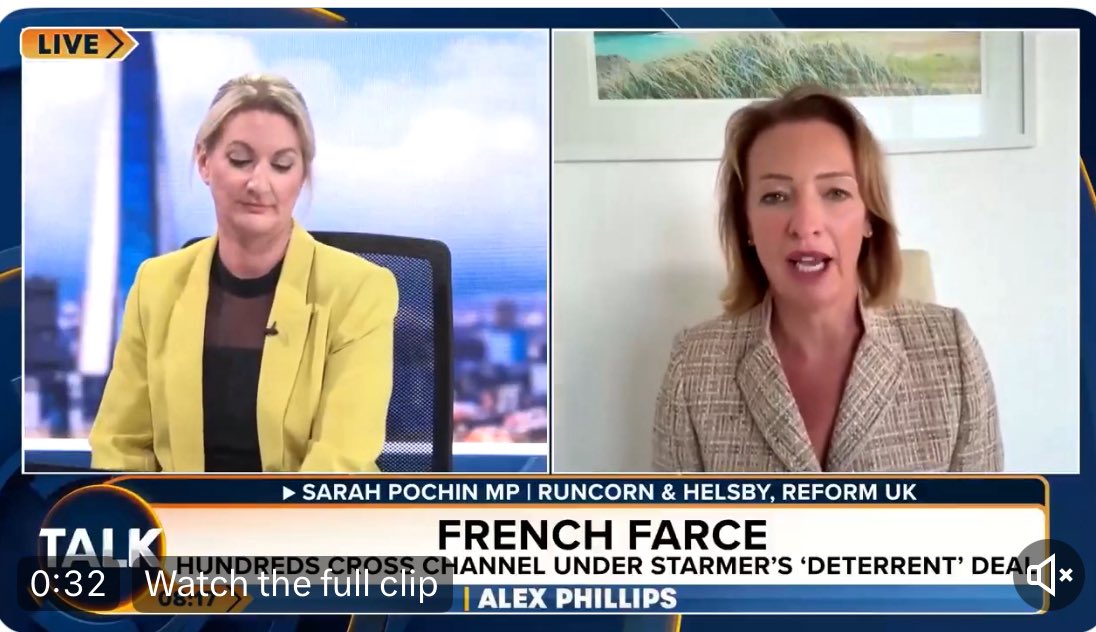 ReformDaily_'s tweet image. 🎥 Sarah Pochin slams Labour’s ‘one in, one out’ deal with France - says it ‘won’t work’ &amp;amp; will only ‘increase the numbers coming into the country’

“Nothing more than Keir Starmer trying to appease the EU”

@ThatAlexWoman @SarahForRuncorn
#BorderControl

youtu.be/ODDN5SHb2UY