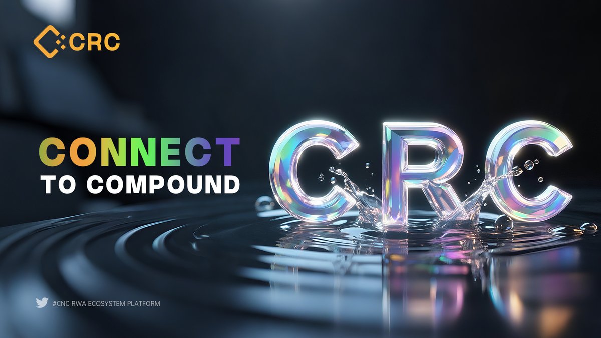 The more assets connect, the more powerful the network becomes.
<a href="/CRC_Global/">CRC</a> is creating a compounding RWA ecosystem where interoperability fuels liquidity — accelerating asset velocity across borders, blockchains, and markets.
#RWA #CRC