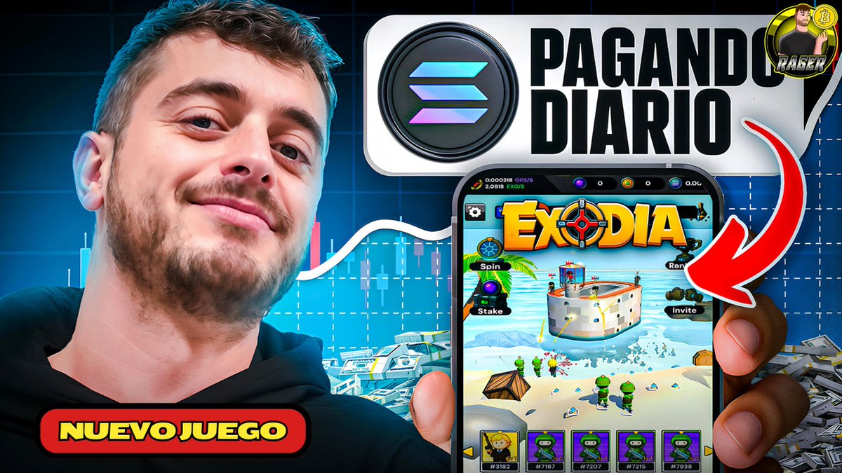 🚨 GIVEAWAY TIME  

Exodia, NEW Play to Earn game on <a href="/solana/">Solana</a> 

Im giving away (3 winners):

🎁 3x Chests (0,1 $SOL each)

To enter:

✅Follow <a href="/RagerrrYT/">RAGER / eSpartans ⚔</a> &amp; @ExodiaLab 
✅LIKE + RT 
✅Create account: fighter.exodialab.com/?inviteCode=6a…
✅Join Discord: discord.com/invite/exodial…
✅Send SOL wallet