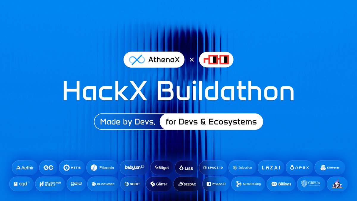 AthenaX (@athenax_co) on Twitter photo Meet our community partners pt.2! Appreciate the support 🫶
<a href="/AethirCloud/">Aethir</a> | <a href="/0G_labs/">0G Labs (Ø,G) - AI L1</a> | <a href="/MetisL2/">Metis🌿</a> | <a href="/Filecoin/">Filecoin</a> | <a href="/babylonlabs_io/">Babylon</a> | <a href="/bitgetglobal/">Bitget</a> | <a href="/LiskHQ/">Lisk</a> | <a href="/SpaceIDProtocol/">SPACE ID</a> | <a href="/injective/">Injective 🥷</a> | <a href="/LazAINetwork/">LazAI</a> | <a href="/OfficialApeXdex/">ApeX Protocol</a> | <a href="/ETHPanda_Org/">ETHPanda</a> | <a href="/helloSQD/">sqd.ai</a> | <a href="/hack_weekly/">HackathonWeekly</a> | <a href="/Gaianet_AI/">Gaia 🌱</a> | Meet our community partners pt.2! Appreciate the support 🫶
<a href="/AethirCloud/">Aethir</a> | <a href="/0G_labs/">0G Labs (Ø,G) - AI L1</a> | <a href="/MetisL2/">Metis🌿</a> | <a href="/Filecoin/">Filecoin</a> | <a href="/babylonlabs_io/">Babylon</a> | <a href="/bitgetglobal/">Bitget</a> | <a href="/LiskHQ/">Lisk</a> | <a href="/SpaceIDProtocol/">SPACE ID</a> | <a href="/injective/">Injective 🥷</a> | <a href="/LazAINetwork/">LazAI</a> | <a href="/OfficialApeXdex/">ApeX Protocol</a> | <a href="/ETHPanda_Org/">ETHPanda</a> | <a href="/helloSQD/">sqd.ai</a> | <a href="/hack_weekly/">HackathonWeekly</a> | <a href="/Gaianet_AI/">Gaia 🌱</a> |