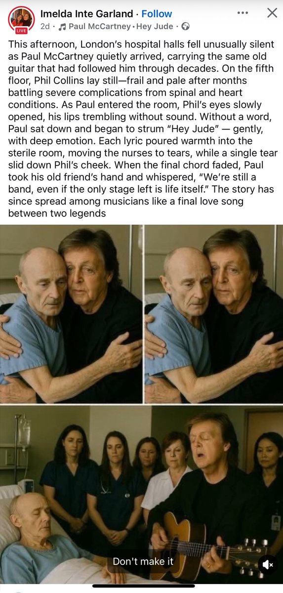 On FB Macca is visiting Phil again.  I bet he’s sick of him.