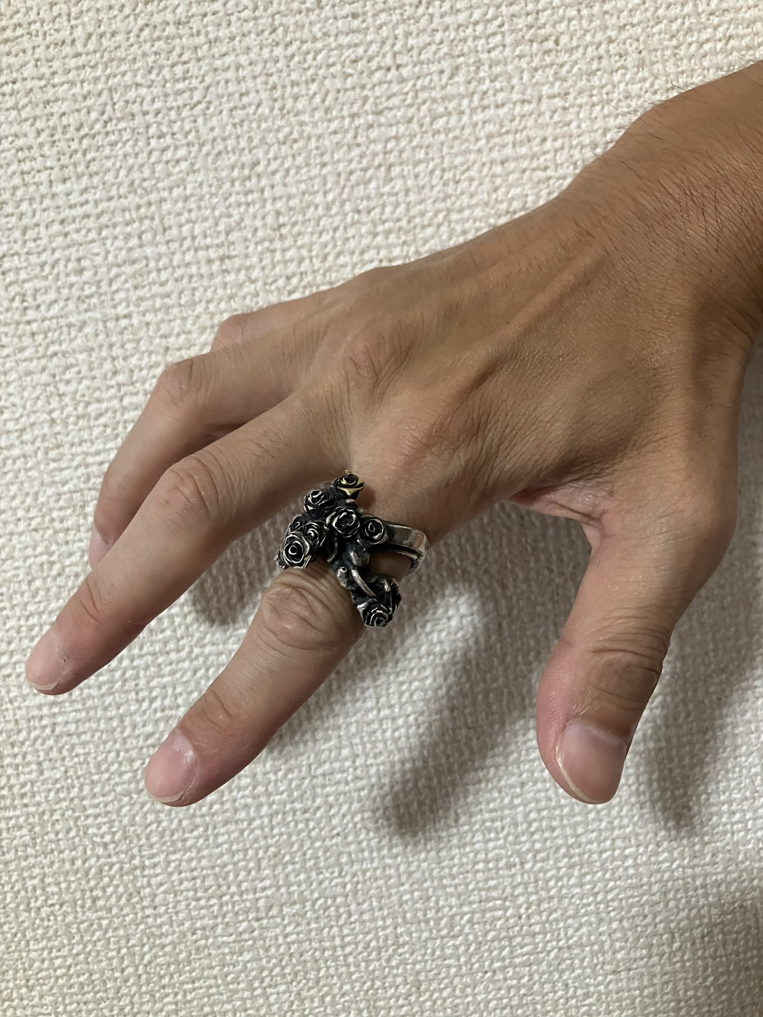 【るりゆり様】未使用✨希少 タグ付 エシャルプ・シャーリング ダーリン マフラー バイカージュエリー Biker Jewelry Handcuffs and knives(手錠