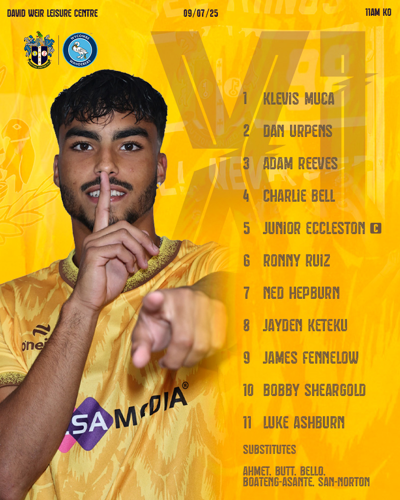 Our first XI of 25/26 is in! 📋