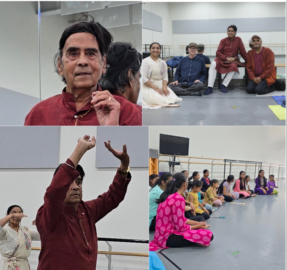 DevikaRaoDance's tweet photo. #RhythmsOfIndia – Series 2 
With the blessings of Padmashri Guru Pratap Pawar MBE, courtesy of @balbirdance at @northernballet - people, connection, and the living GuruShishyaParampara a stepping stone towards the vision of the India Institute North of England https://t.co/bPYlA7jRzh