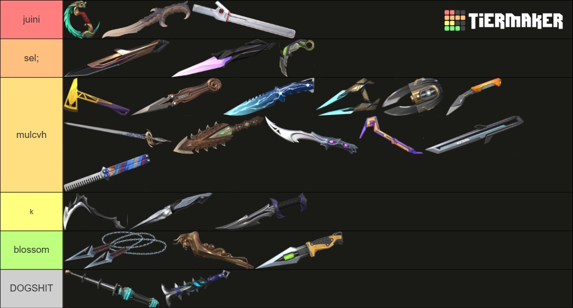 + PERSONAL MELEE PICKS