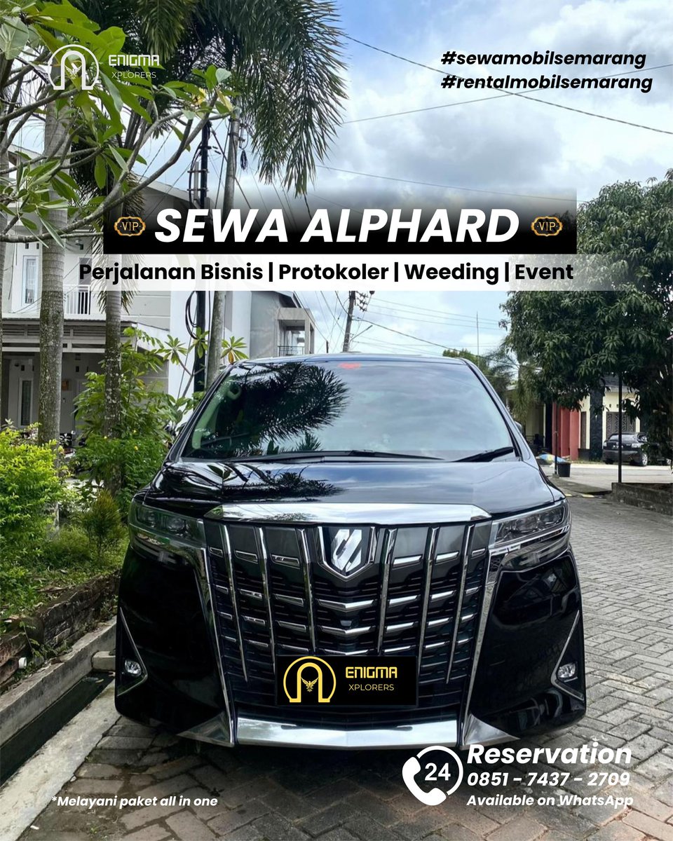 Enigmaxplorers's tweet image. Melayani agenda kenegaraan, kementerian, perusahaan swasta, civitas akademik, perjalanan pribadi atau agenda event konser bahkan hingga Weeding✨ Enigma Xplorers berkomitmen untuk selalu mengutamakan kualitas pelayanan sewa mobil area Semarang dan kota besar lainnya⭐⭐⭐⭐⭐