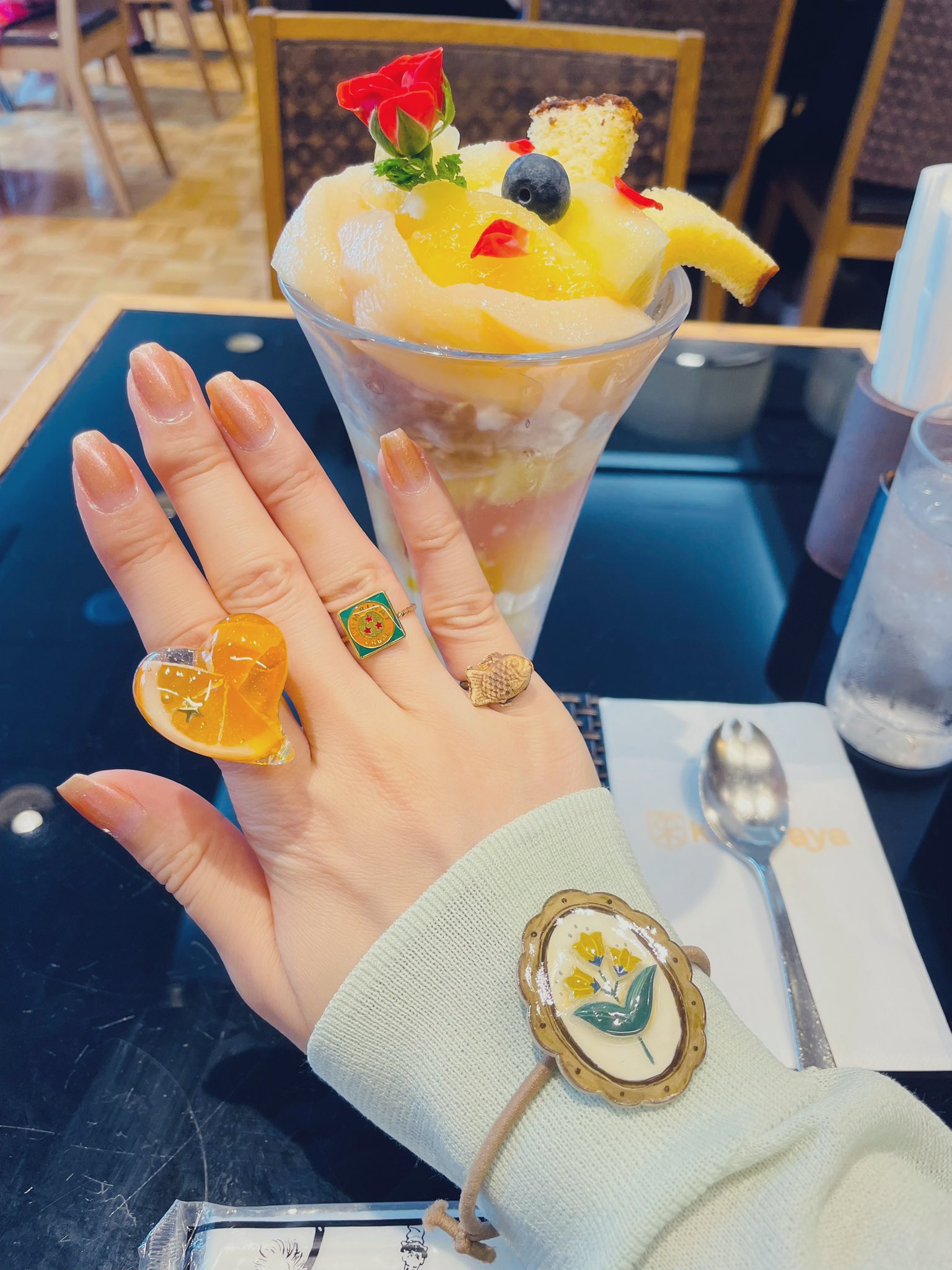 yohaku.┊シーグラス×植物アクセサリー (@yohaku_matou) / X