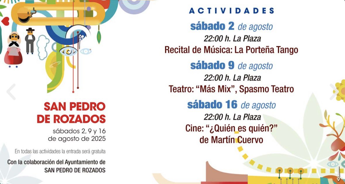 Hoy sábado… “Más MIX” a las 22:00
#SanPedroDeRozados #Salamanca