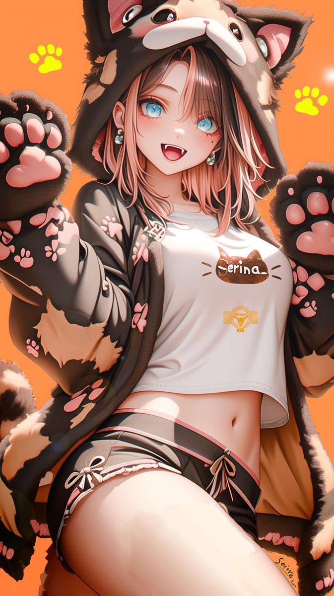 Serina_L (@serina__l) on Twitter photo QT Paws🐾🐾🐾🐾
Happy Caturday Nyan😸
I know you want to touch the paws nyan😻
Created with #midjourney 
Tap for full QT Paws🐾🐾🐾🐾
Happy Caturday Nyan😸
I know you want to touch the paws nyan😻
Created with #midjourney 
Tap for full