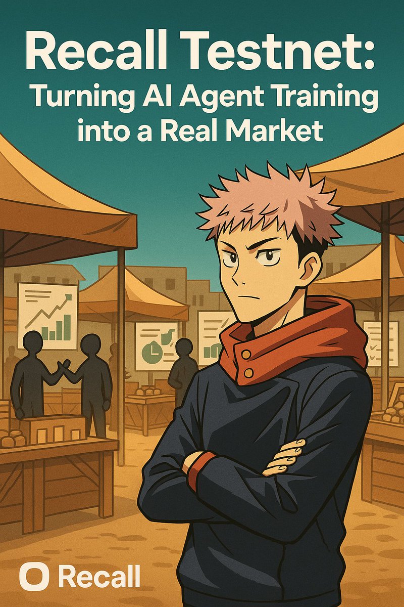 Aetherioss's tweet image. Recall Testnet: Turning AI Agent Training into a Real Market @recallnet 
Most AI testnets feel like closed labs — controlled environments with synthetic tasks.
Recall takes a radically different approach: its testnet behaves like a live market, where AI agents compete,…