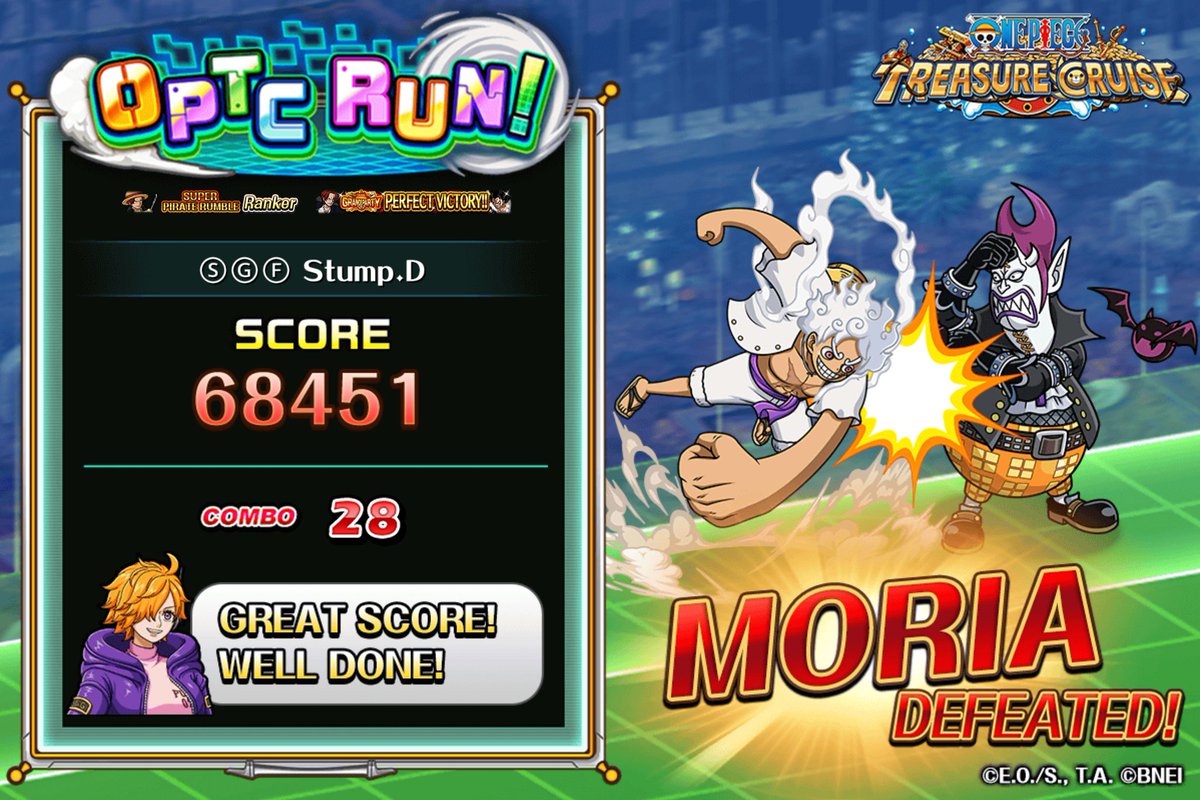 Challenging #OPTCRun right now! 
Obtained Score: 68451
Max Combo: 28

Play from here!
trecru-ww.channel.or.jp/invite/en?id=5…